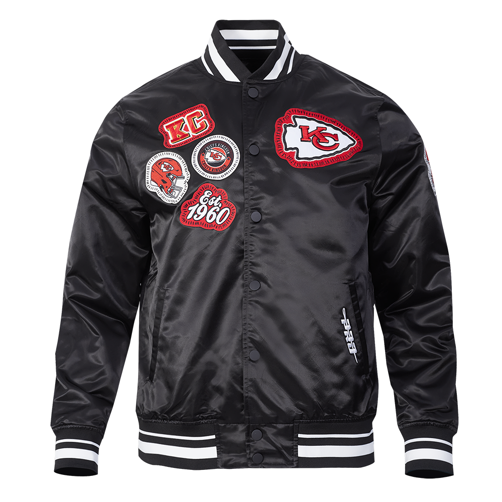 CHAMARRA DE SATÍN NFL KANSAS CITY CHIEFS DIY PICK STITCH