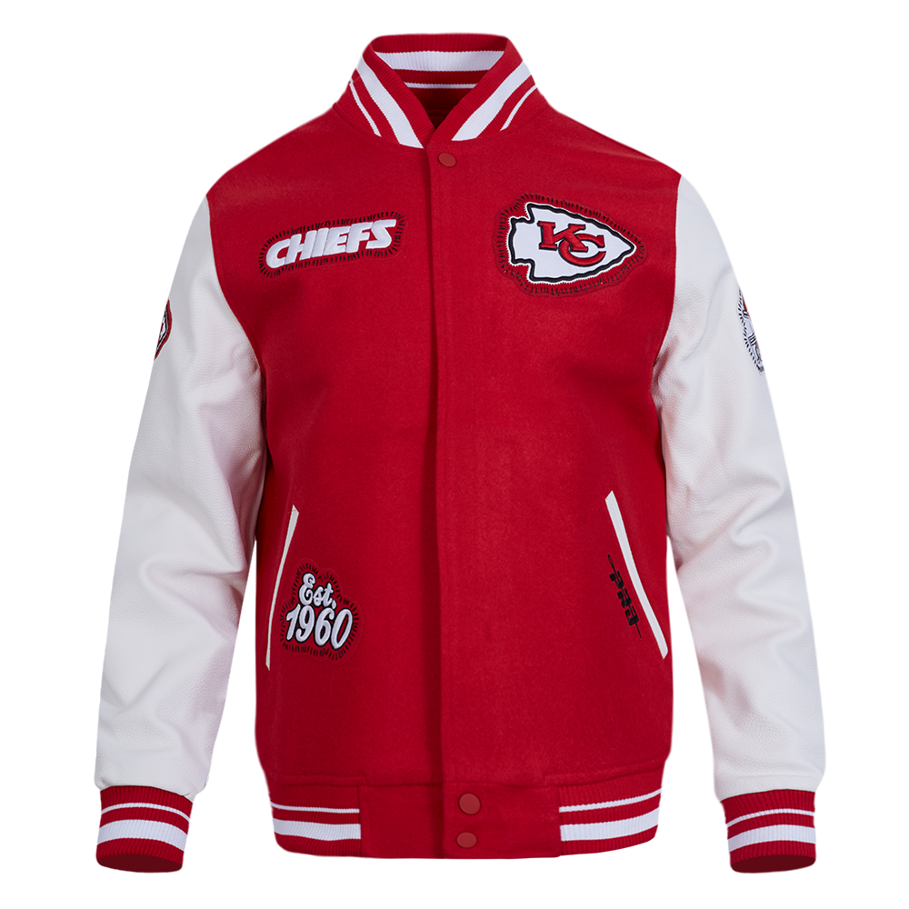 CHAMARRA UNIVERSITARIA NFL KANSAS CITY CHIEFS DIY PICK STITCH