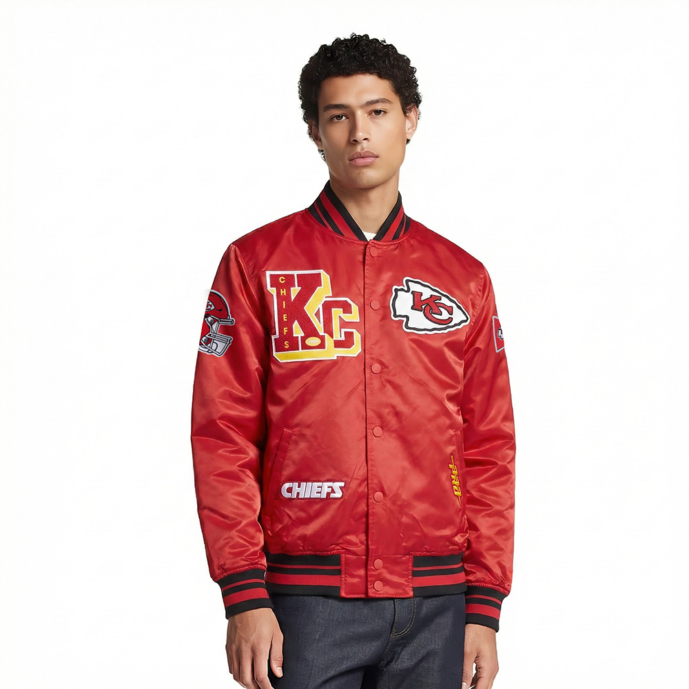 CHAMARRA DE SATIN NFL KANSAS CITY CHIEFS BEST OF