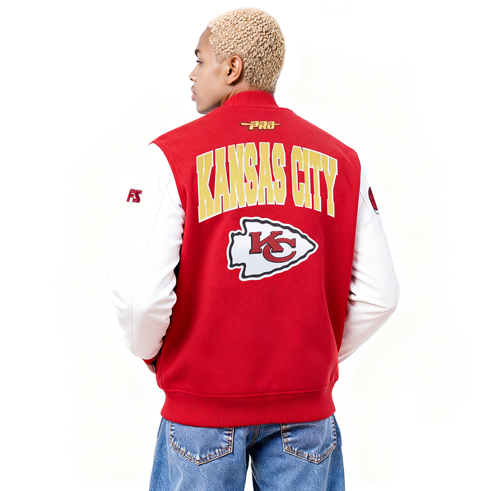 CHAMARRA UNIVERSITARIA NFL KANSAS CITY CHIEFS CITY ARCH