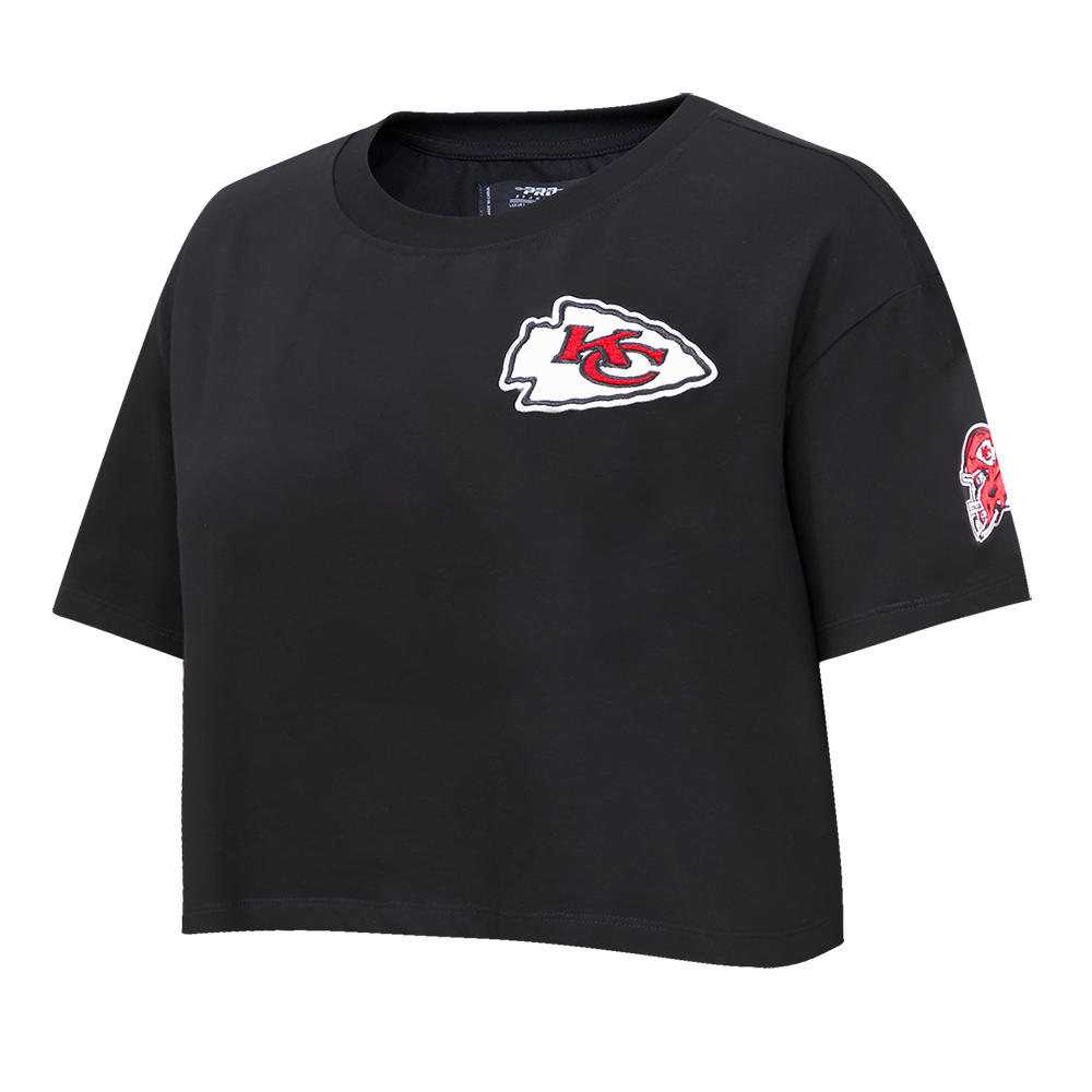 PLAYERA CROP NFL KANSAS CITY CHIEFS CLASSIC ESSENTIALS PARA MUJER