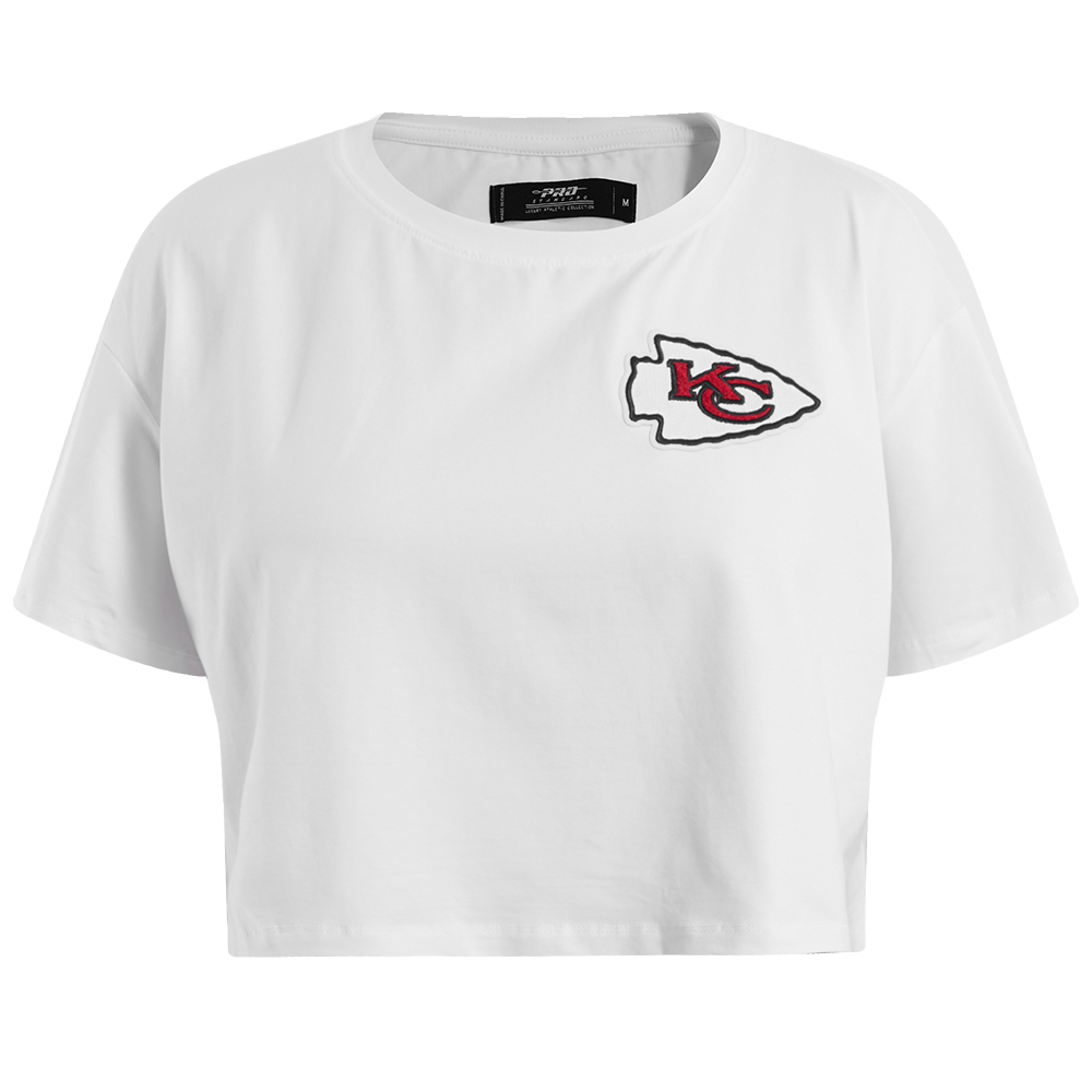 PLAYERA CROP NFL KANSAS CITY CHIEFS CLASSIC ESSENTIALS PARA MUJER