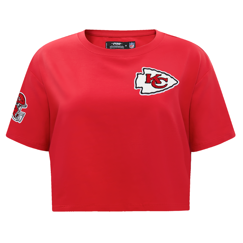 PLAYERA CROP NFL KANSAS CITY CHIEFS MASH UP PARA MUJER