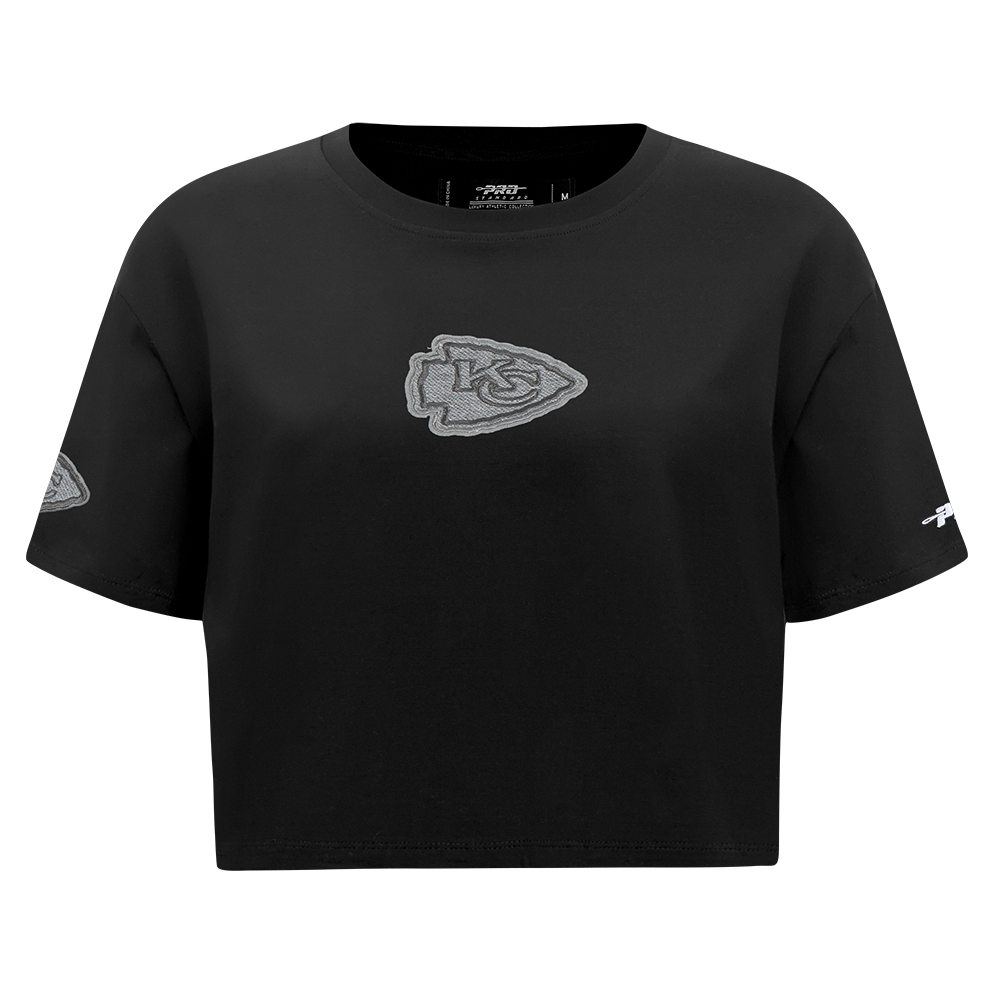 PLAYERA CROP NFL KANSAS CITY CHIEFS REVERSE FRENCH TERRY PARA MUJER