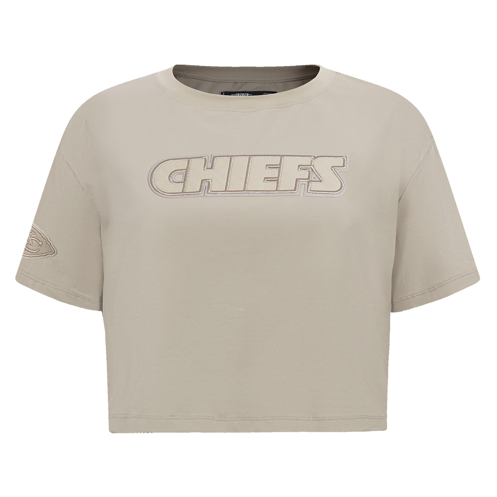 PLAYERA CROP NFL KANSAS CITY CHIEFS NEUTRAL PARA MUJER