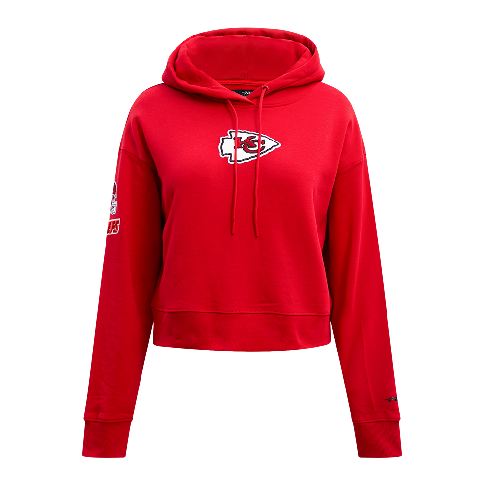 SUDADERA CON GORRO NFL KANSAS CITY CHIEFS CLASSIC ESSENTIALS PARA MUJER