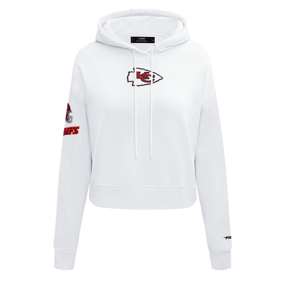 SUDADERA CON GORRO NFL KANSAS CITY CHIEFS CLASSIC ESSENTIALS PARA MUJER