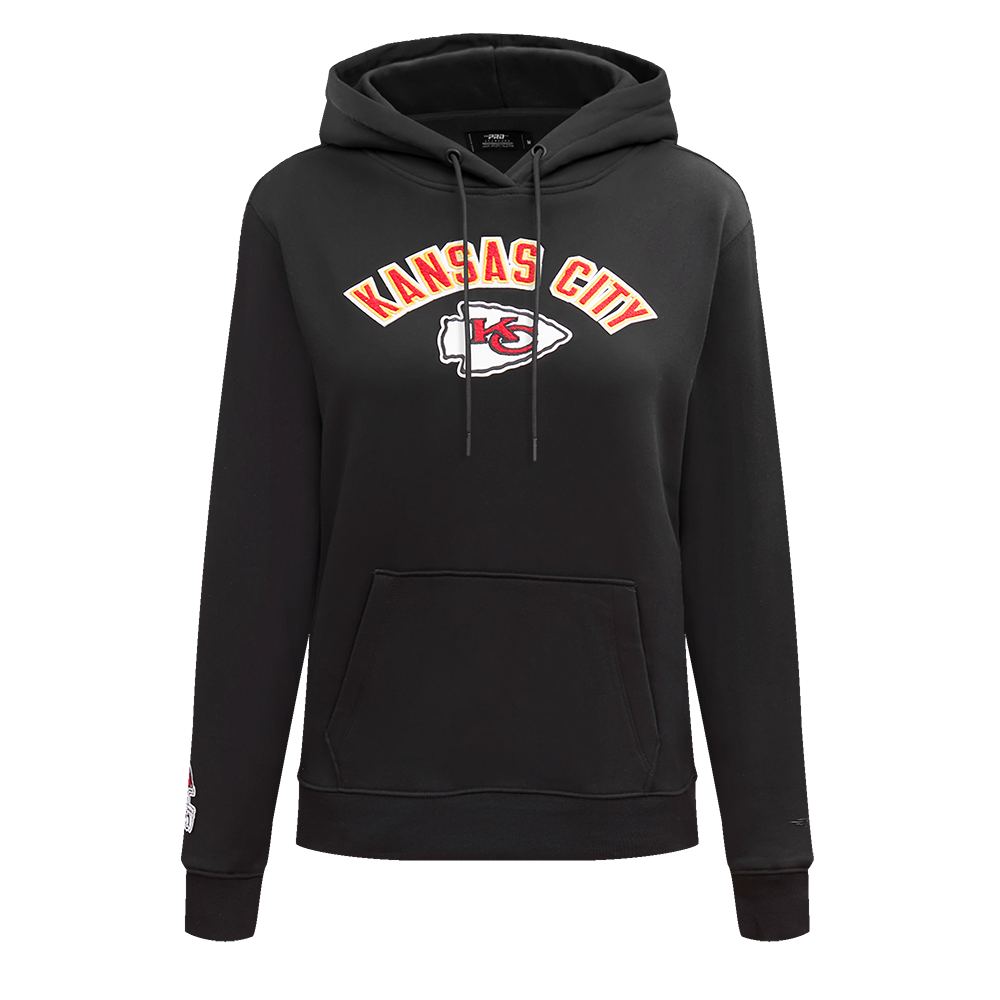 SUDADERA CON GORRO NFL KANSAS CITY CHIEFS CLASSIC CHENILLE PARA MUJER
