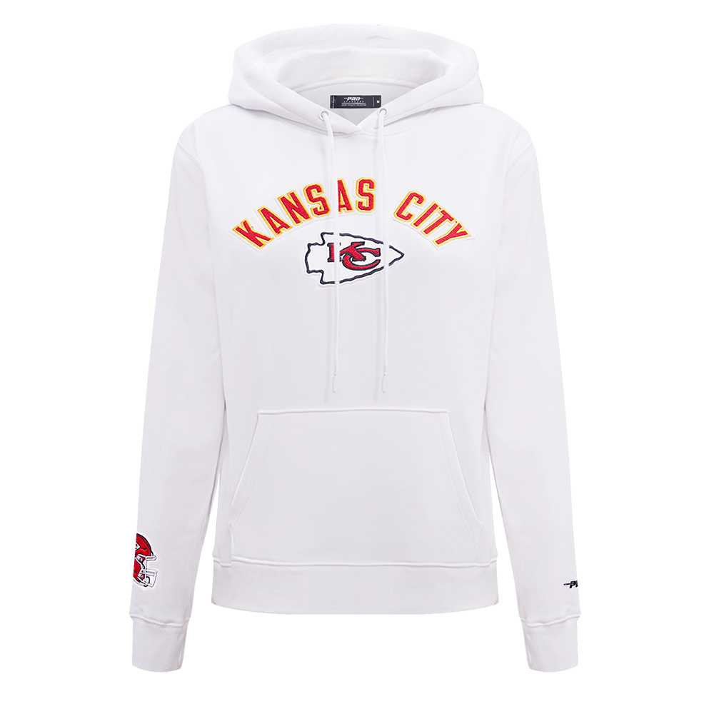 SUDADERA CON GORRO NFL KANSAS CITY CHIEFS CLASSIC CHENILLE PARA MUJER