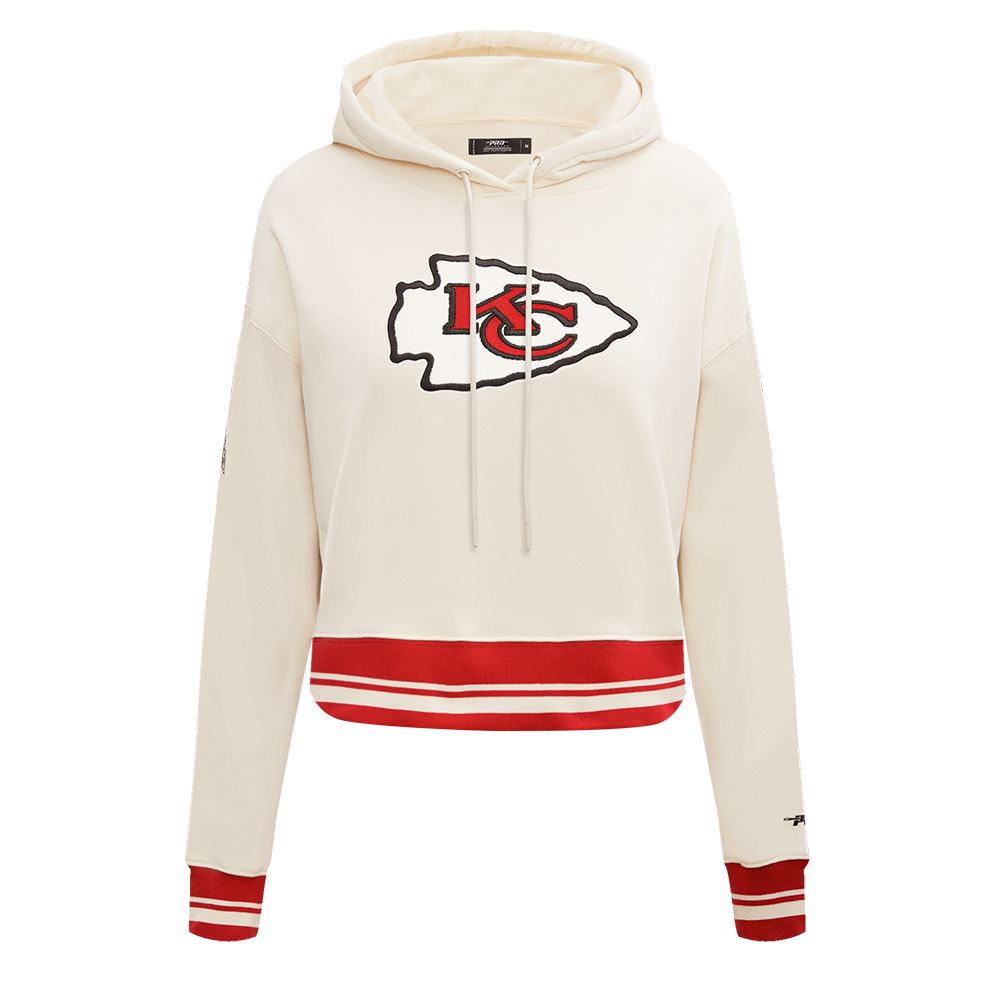 SUDADERA CON GORRO NFL KANSAS CITY CHIEFS RETRO CLASSICS PARA MUJER