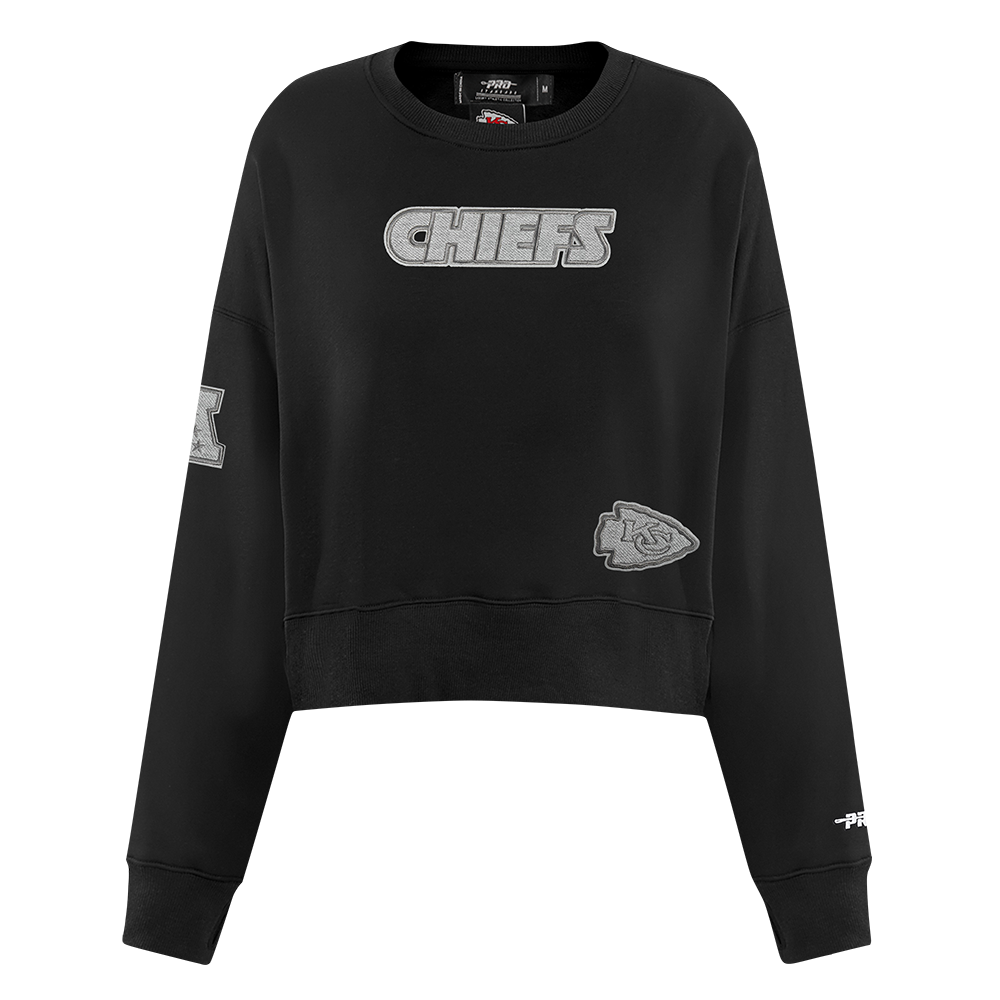 SUDADERA DE CUELLO REDONDO NFL KANSAS CITY CHIEFS REVERSE FRENCH TERRY PARA MUJER
