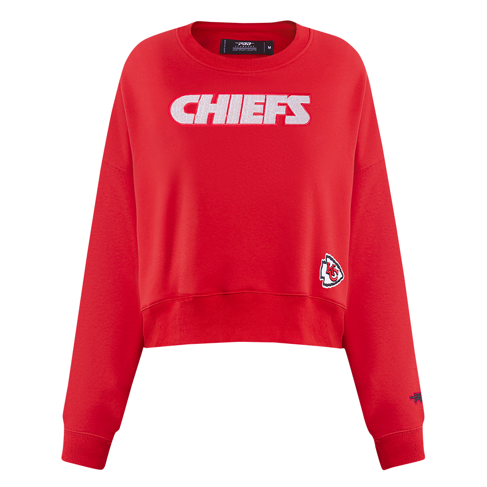 SUDADERA DE CUELLO REDONDO NFL KANSAS CITY CHIEFS GAME DAY CLASSICS PARA MUJER