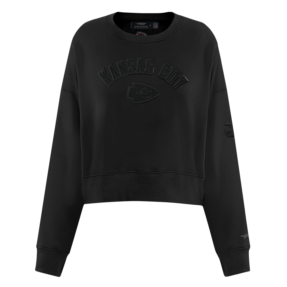 SUDADERA DE CUELLO REDONDO NFL KANSAS CITY CHIEFS CLASSIC 3BK PARA MUJER