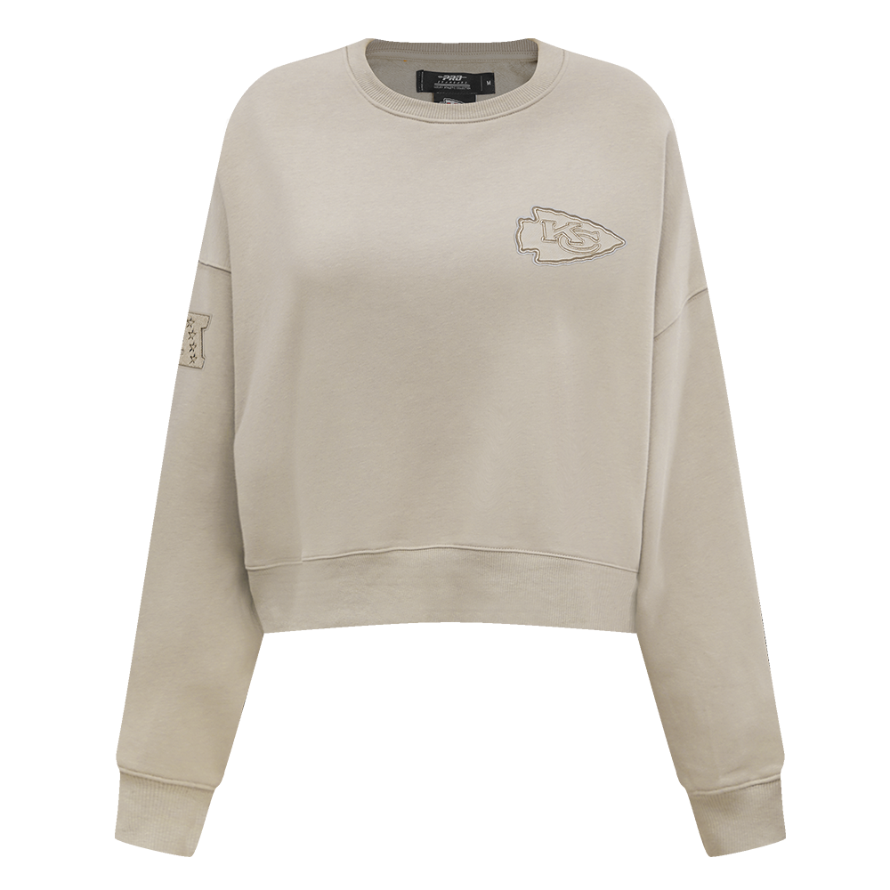 SUDADERA DE CUELLO REDONDO NFL KANSAS CITY CHIEFS NEUTRAL PARA MUJER