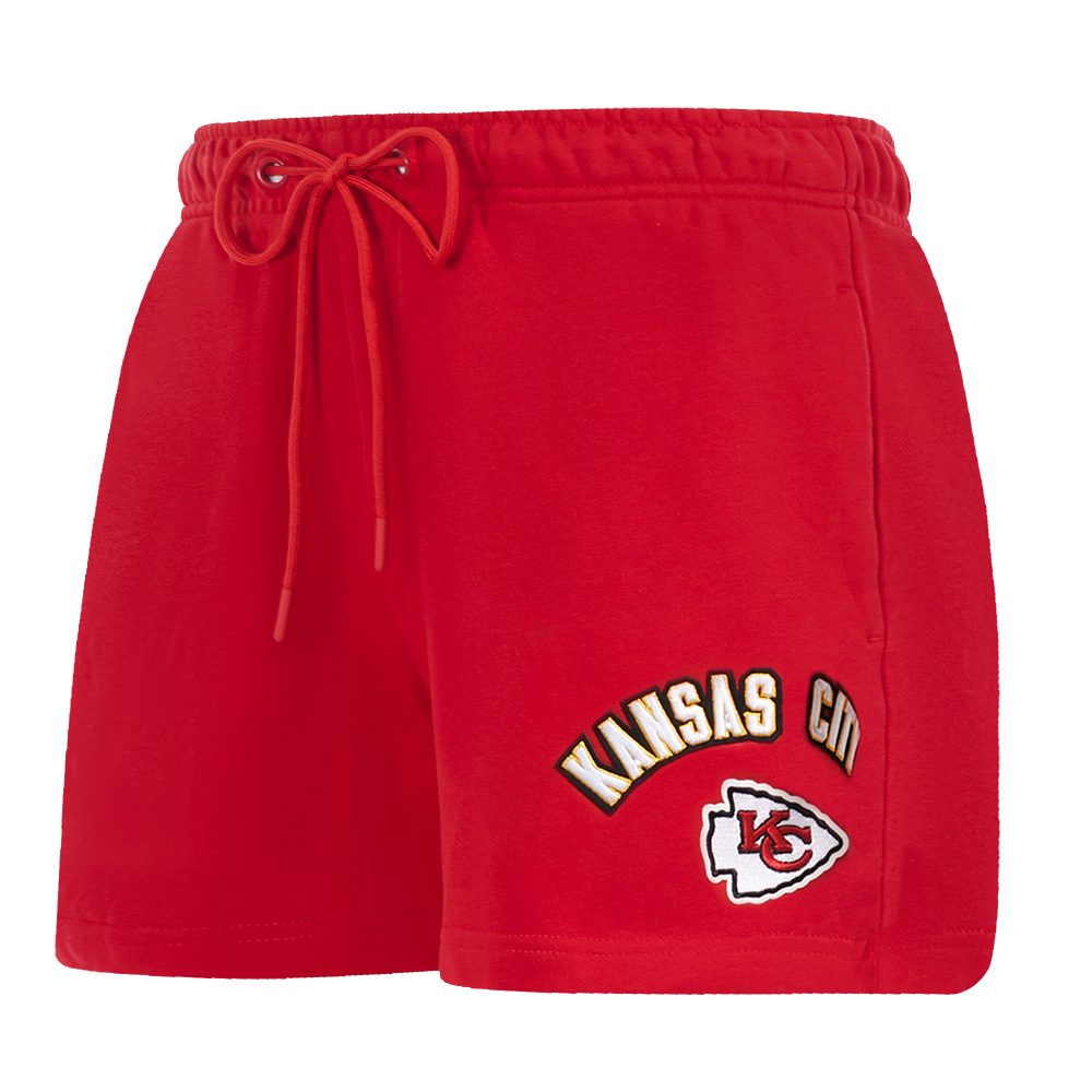 SHORTS DE ALGODÓN NFL KANSAS CITY CHIEFS CLASSIC ESSENTIALS PARA MUJER