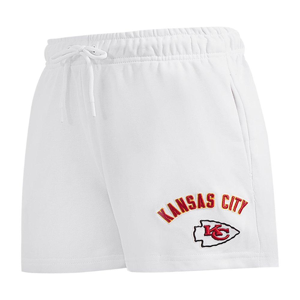 SHORTS DE ALGODÓN NFL KANSAS CITY CHIEFS CLASSIC ESSENTIALS PARA MUJER