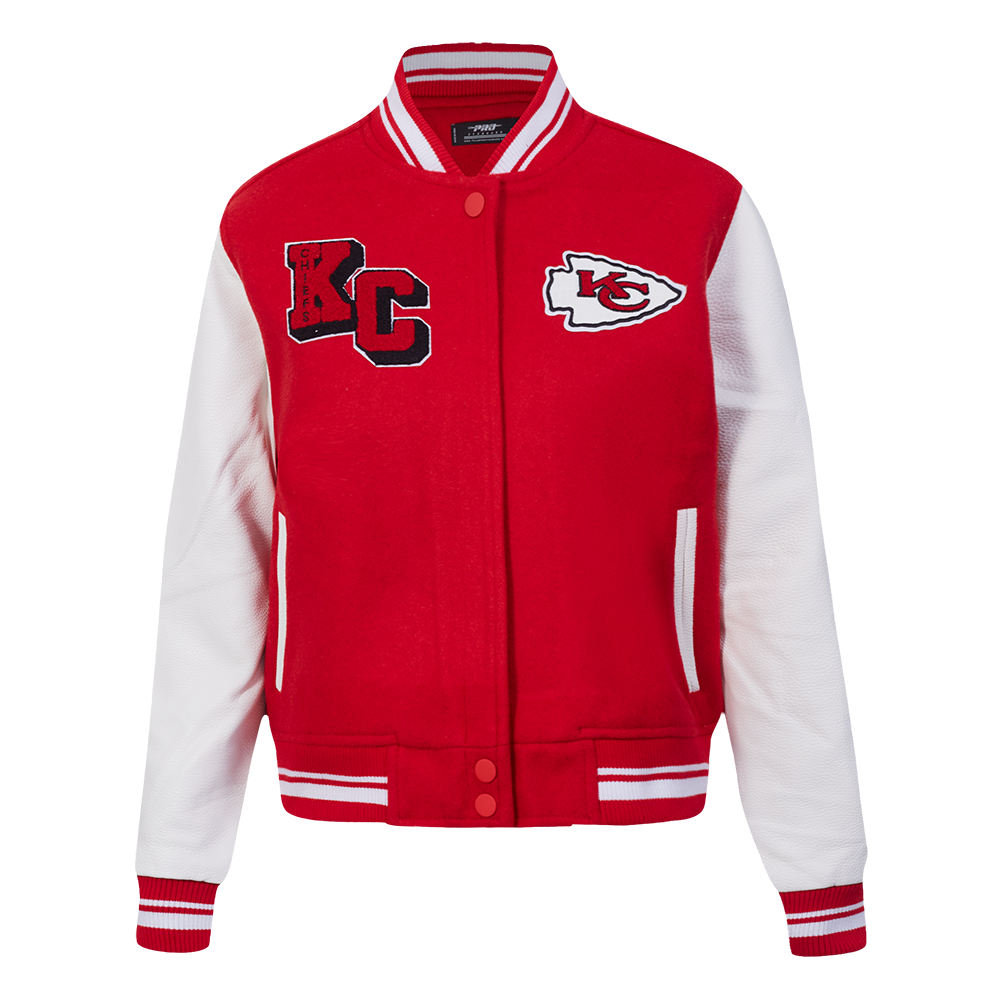 CHAMARRA UNIVERSITARIA NFL KANSAS CITY CHIEFS MASH UP PARA MUJER