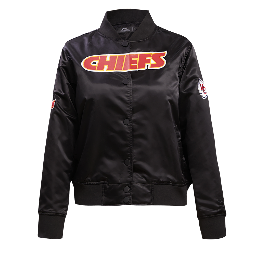 CHAMARRA DE SATÍN NFL KANSAS CITY CHIEFS SMU PARA MUJER