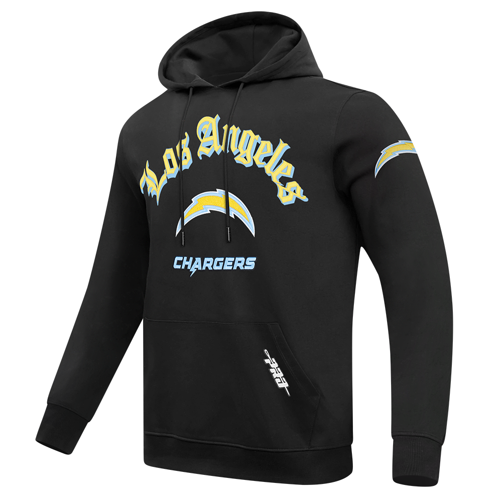 SUDADERA CON GORRO NFL LOS ANGELES CHARGERS OLD ENGLISH