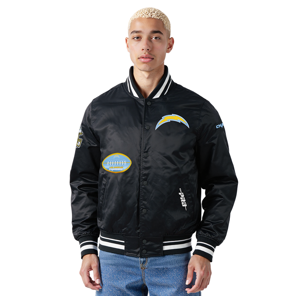 CHAMARRA DE SATÍN NFL LOS ANGELES CHARGERS OLD ENGLISH