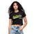 PLAYERA CROP NFL LOS ANGELES CHARGERS SCRIPT TAIL PARA MUJER