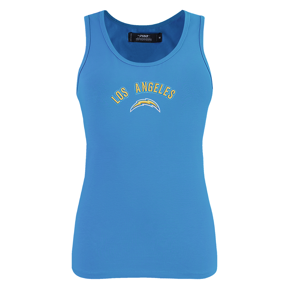 PLAYERA DE TIRANTES DE CORTE RELAJADO NFL LOS ANGELES CHARGERS CLASSIC ESSENTIALS PARA MUJER