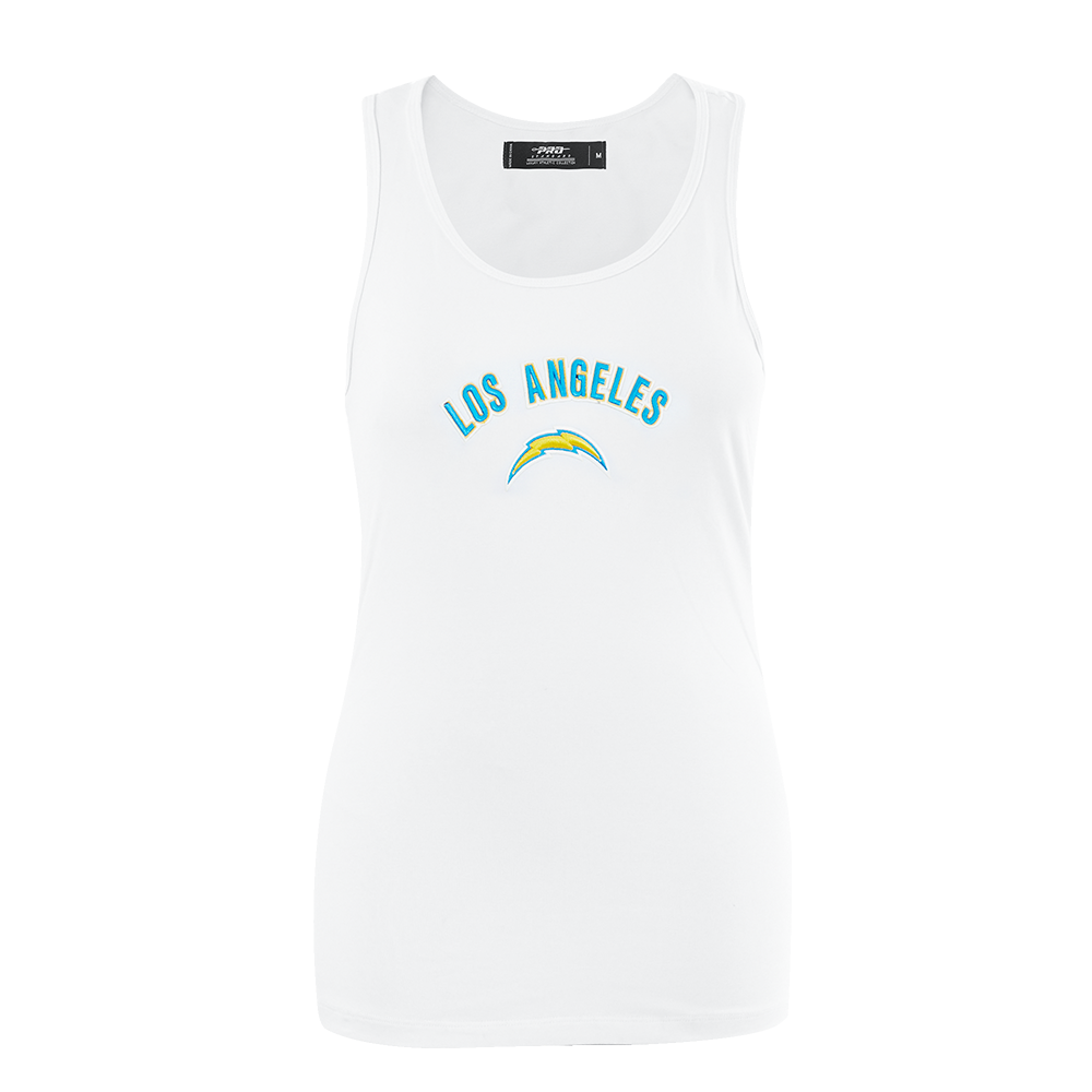 PLAYERA DE TIRANTES DE CORTE RELAJADO NFL LOS ANGELES CHARGERS CLASSIC ESSENTIALS PARA MUJER