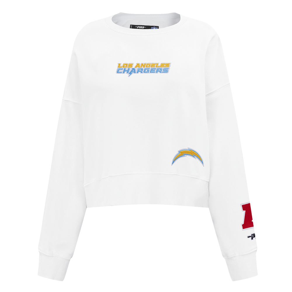 SUDADERA DE CUELLO REDONDO NFL LOS ANGELES CHARGERS WINGSPAN PARA MUJER
