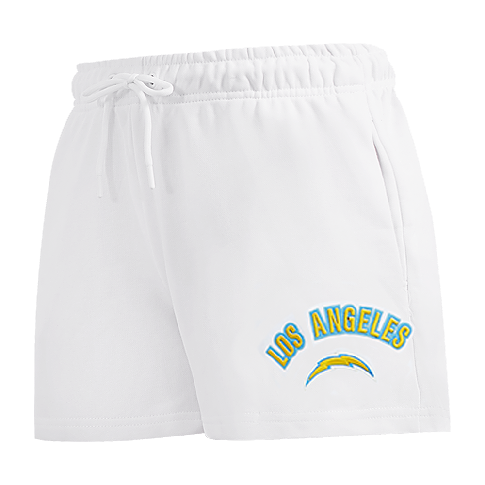 SHORTS DE ALGODÓN NFL LOS ANGELES CHARGERS CLASSIC ESSENTIALS PARA MUJER