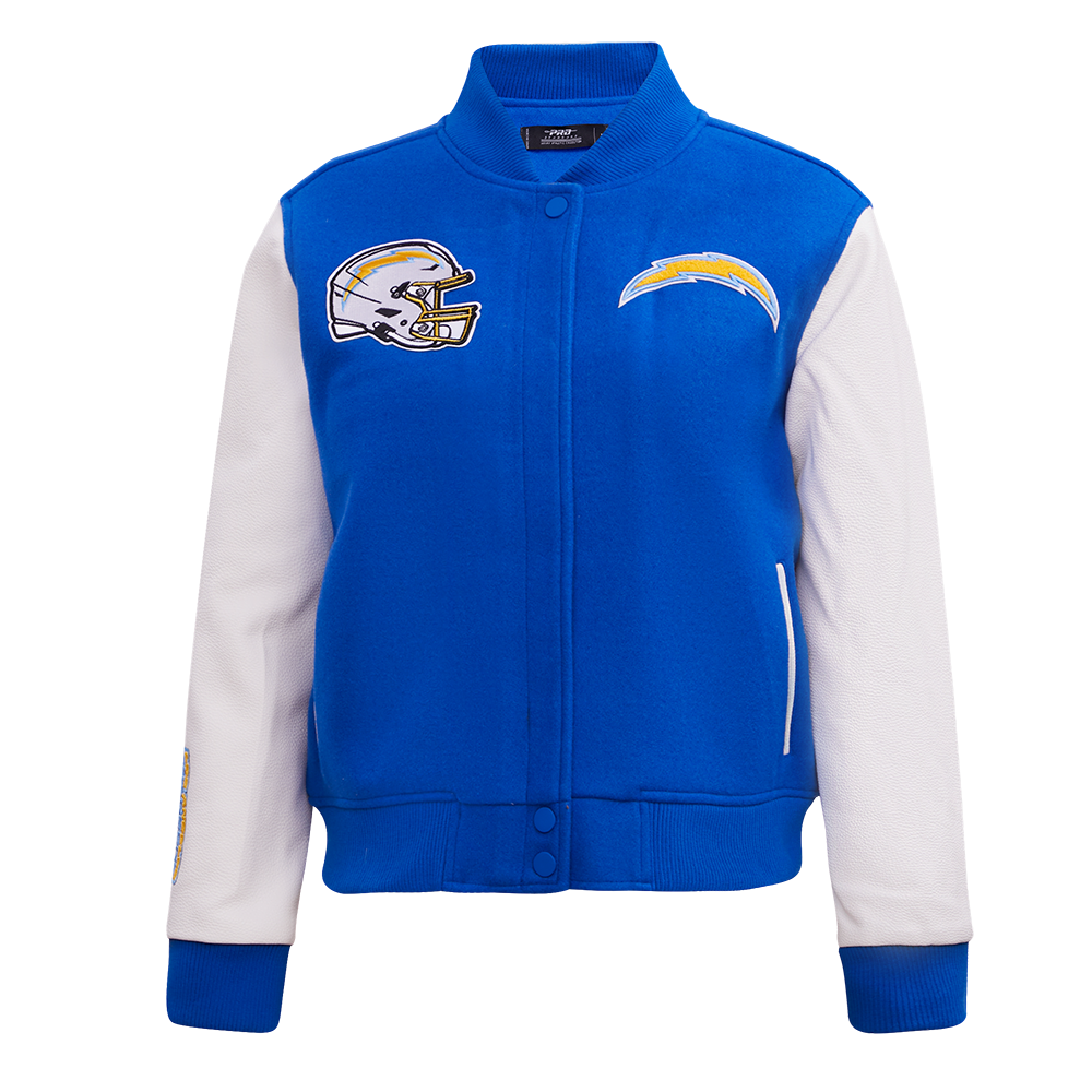 CHAMARRA UNIVERSITARIA NFL LOS ANGELES CHARGERS CLASSIC ESSENTIALS PARA MUJER