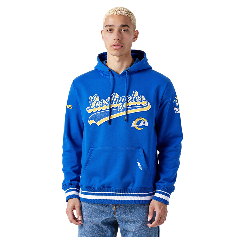 SUDADERA CON GORRO NFL LOS ANGELES RAMS SCRIPT TAIL