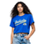 PLAYERA CROP NFL LOS ANGELES RAMS SCRIPT TAIL PARA MUJER