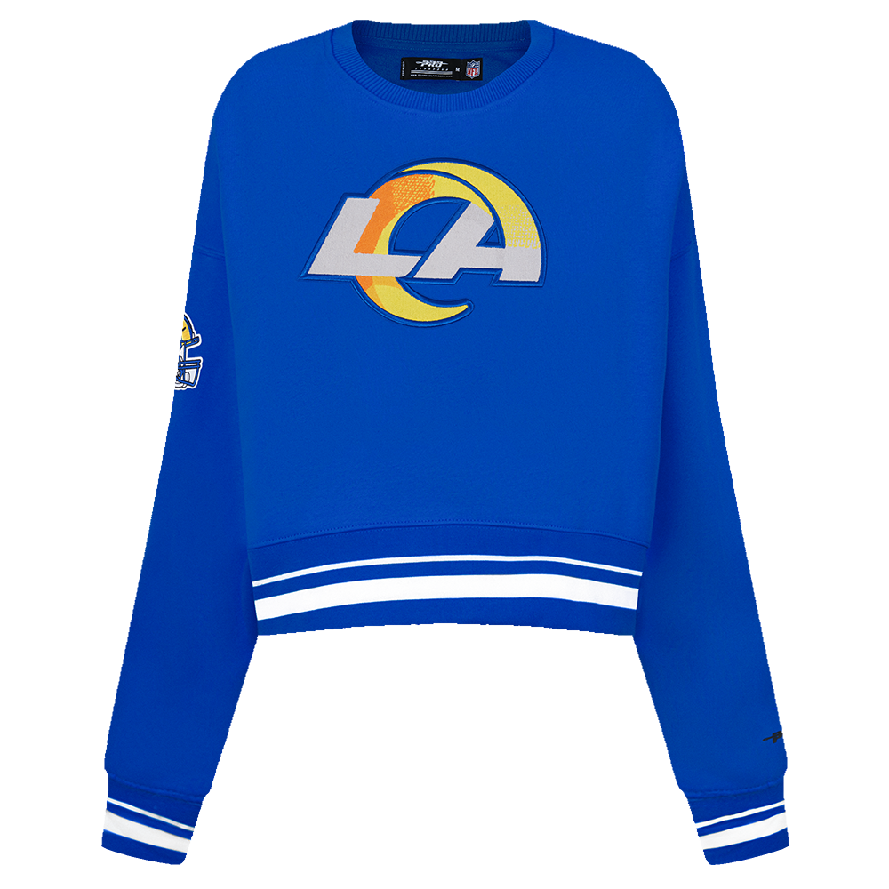 SUDADERA DE CUELLO REDONDO NFL LOS ANGELES RAMS MASH UP PARA MUJER