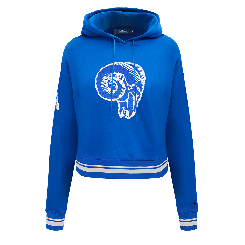 SUDADERA CON GORRO NFL LOS ANGELES RAMS RETRO CLASSICS PARA MUJER