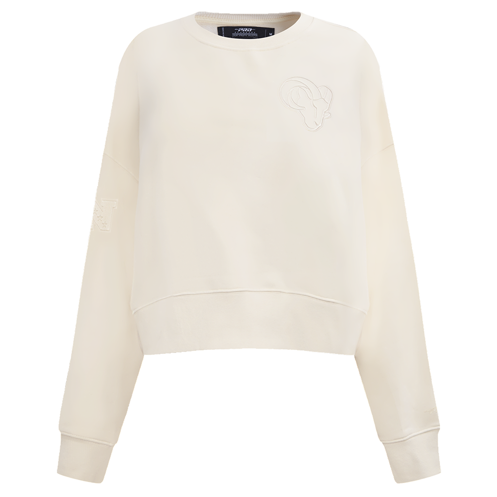 SUDADERA DE CUELLO REDONDO NFL LOS ANGELES RAMS NEUTRAL PARA MUJER