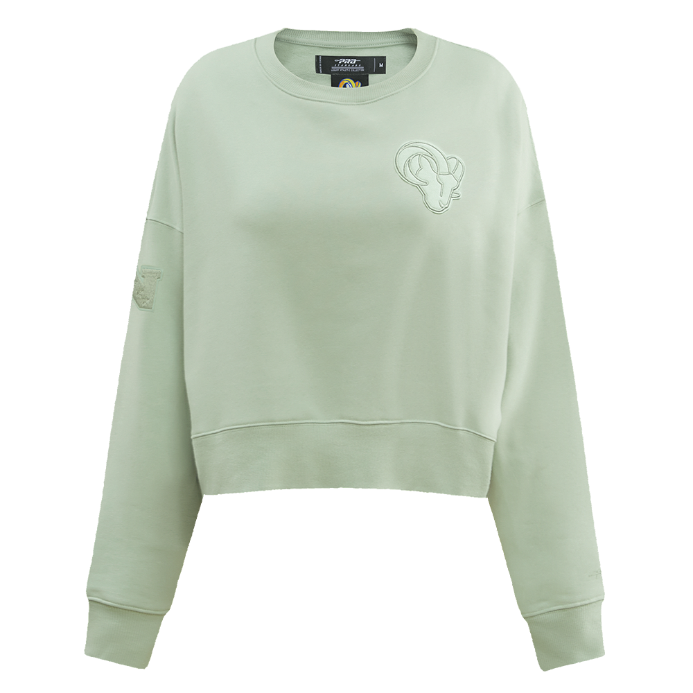 SUDADERA DE CUELLO REDONDO NFL LOS ANGELES RAMS NEUTRAL PARA MUJER