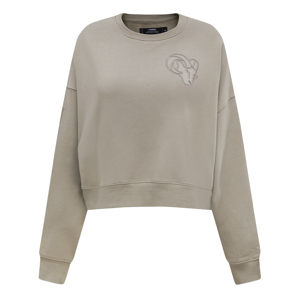 SUDADERA DE CUELLO REDONDO NFL LOS ANGELES RAMS NEUTRAL PARA MUJER