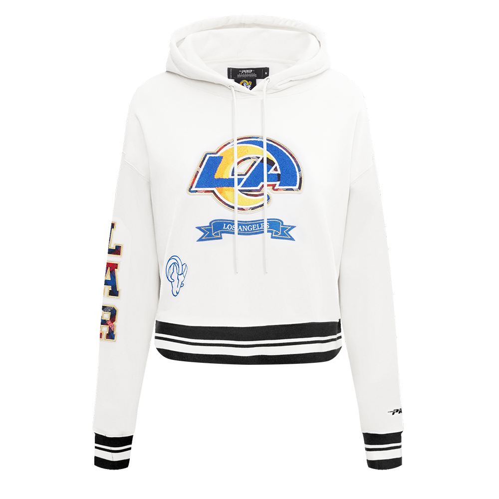 SUDADERA CON GORRO NFL LOS ANGELES RAMS PRO PREP PARA MUJER