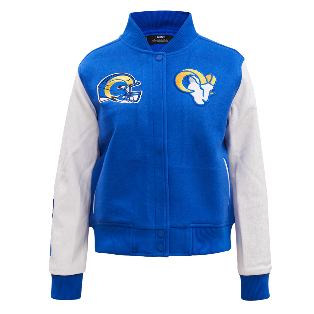 CHAMARRA UNIVERSITARIA NFL LOS ANGELES RAMS CLASSIC ESSENTIALS PARA MUJER