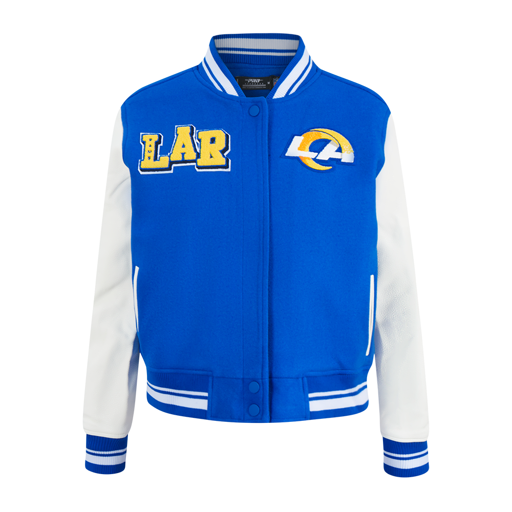 CHAMARRA UNIVERSITARIA NFL LOS ANGELES RAMS MASH UP PARA MUJER