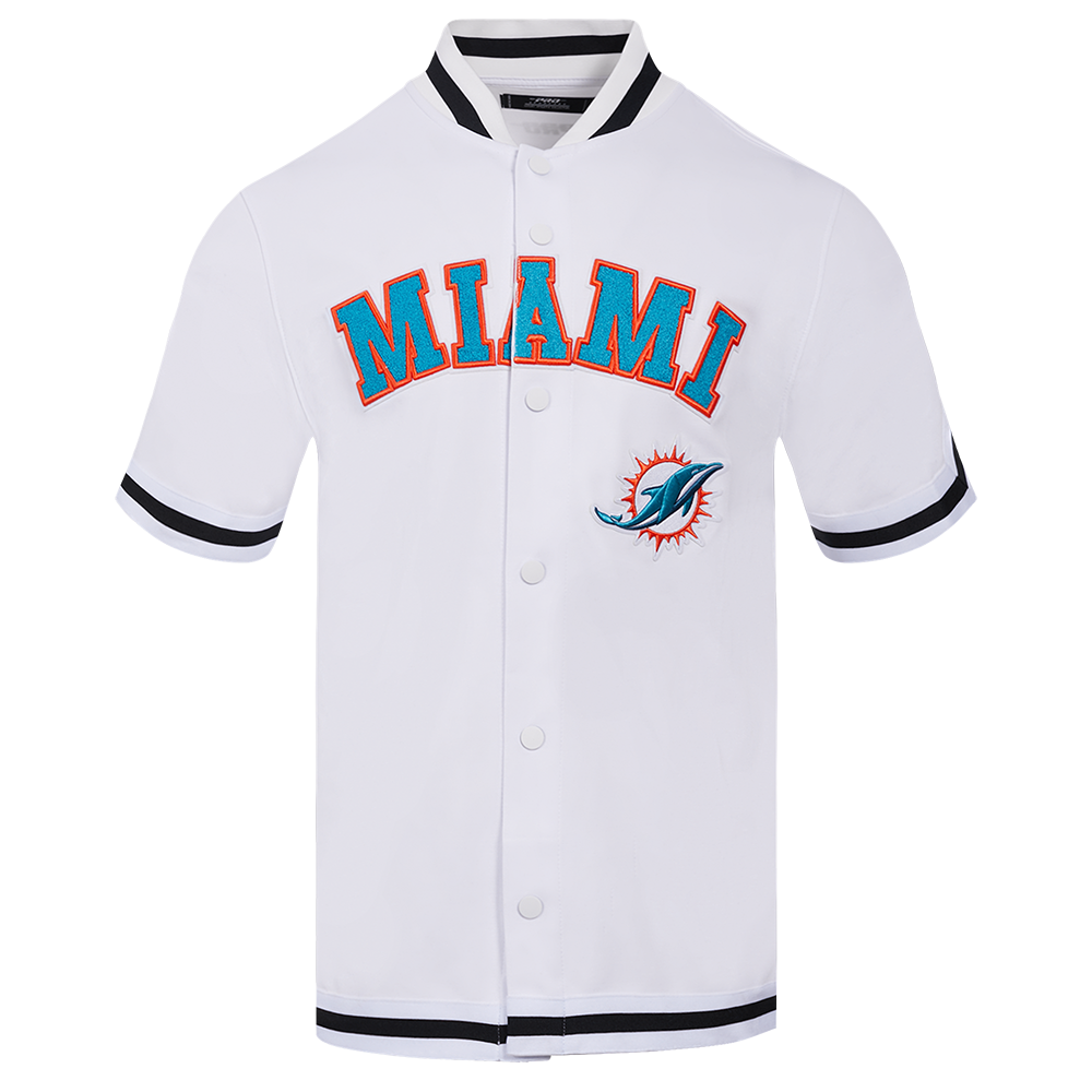 SOBRECAMISA DE MANGA CORTA NFL MIAMI DOLPHINS CLASSIC CHENILLE