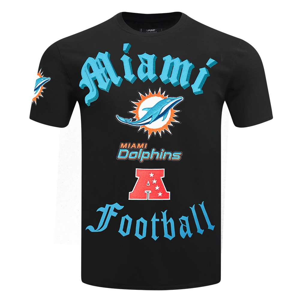 PLAYERA NFL MIAMI DOLPHINS OLD ENGLISH