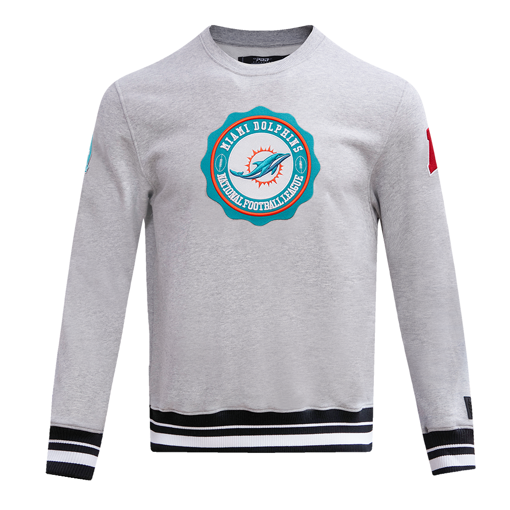 SUDADERA DE CUELLO REDONDO NFL MIAMI DOLPHINS CREST EMBLEM