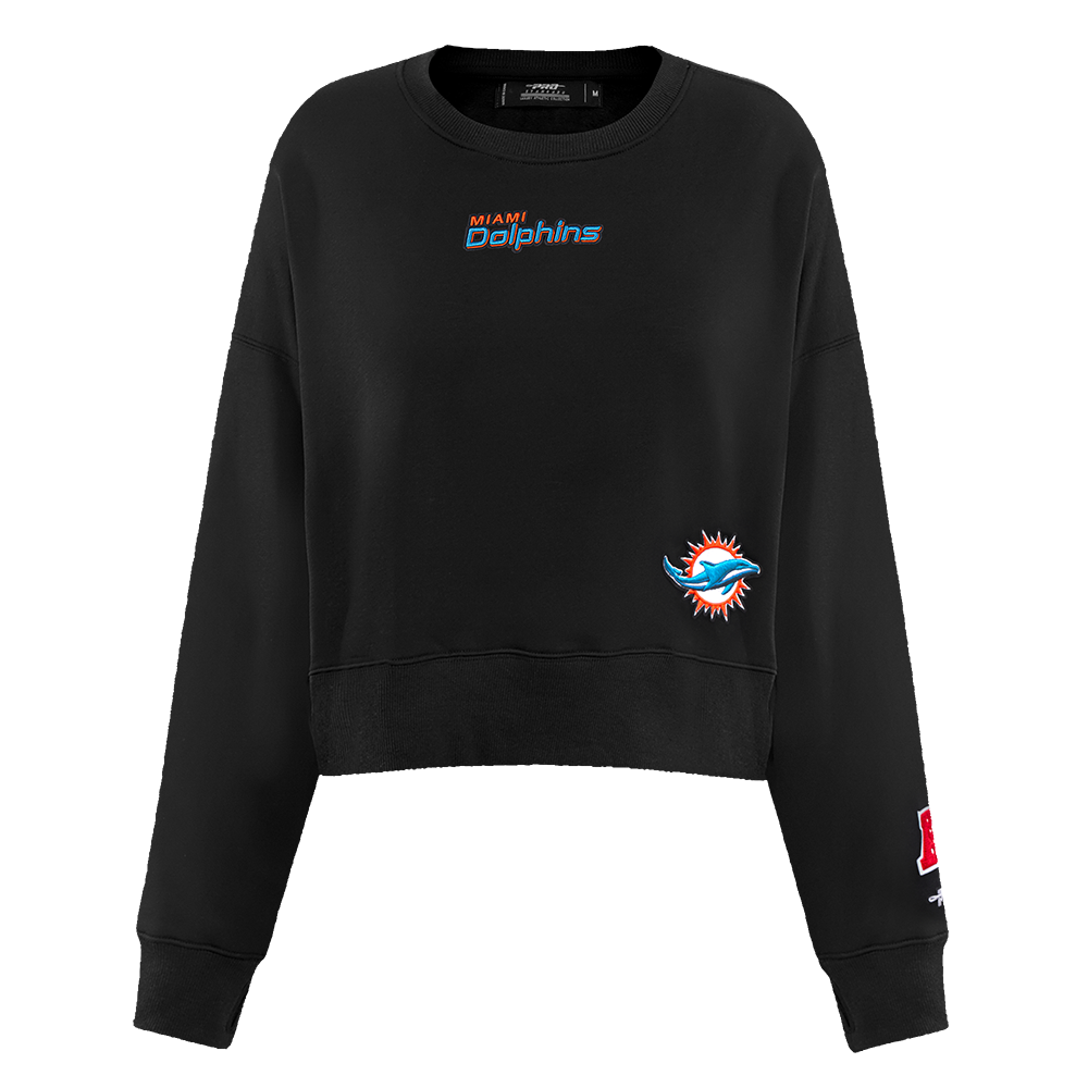 SUDADERA DE CUELLO REDONDO NFL MIAMI DOLPHINS WINGSPAN PARA MUJER