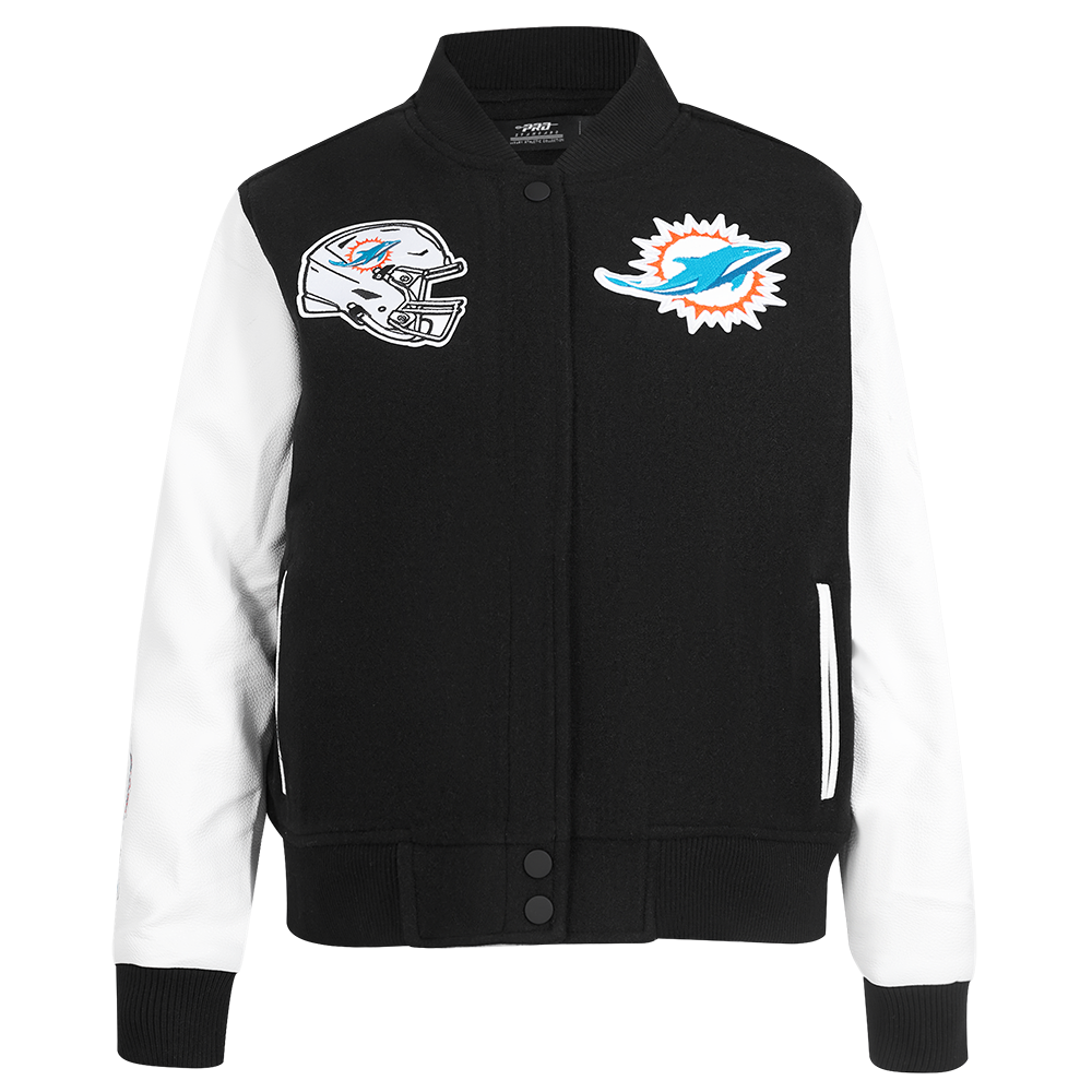 CHAMARRA UNIVERSITARIA NFL MIAMI DOLPHINS CLASSIC CHENILLE PARA MUJER