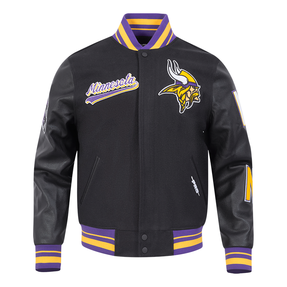CHAMARRA UNIVERSITARIA NFL MINNESOTA VIKINGS SCRIPT TAIL