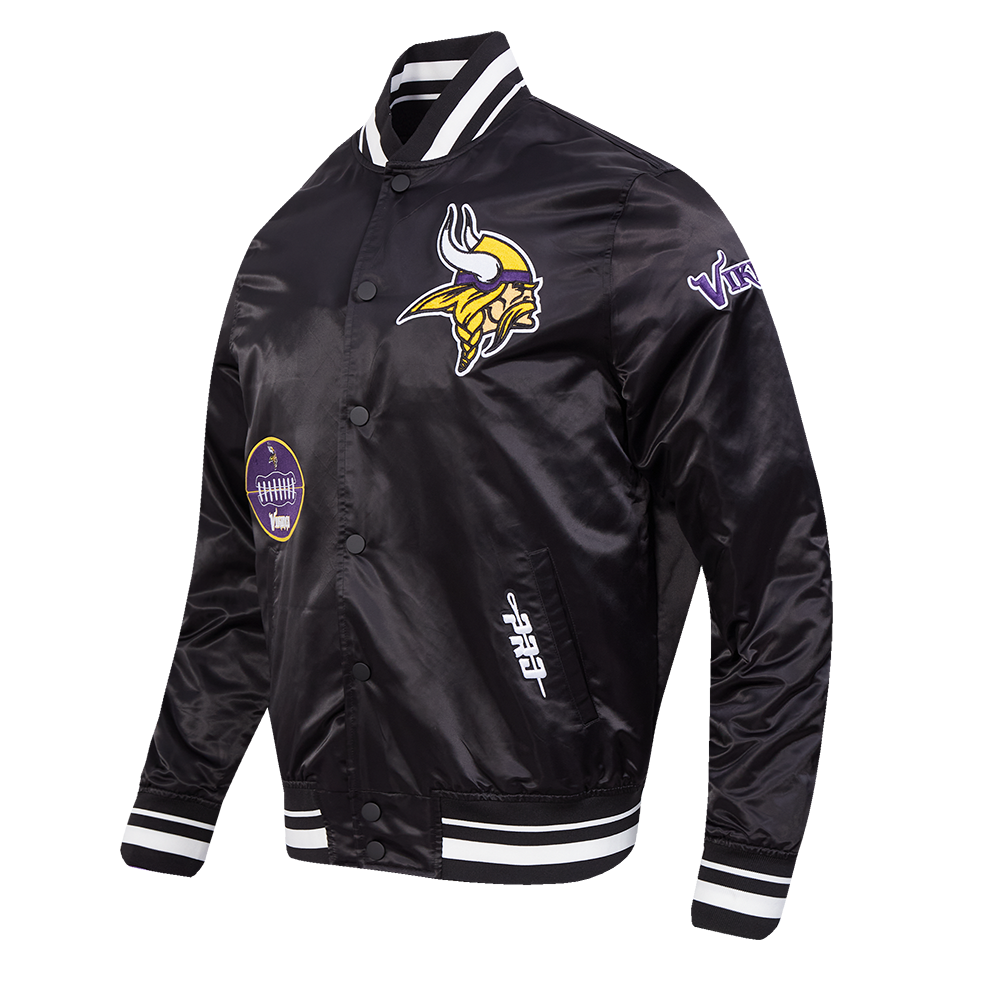CHAMARRA DE SATÍN NFL MINNESOTA VIKINGS OLD ENGLISH