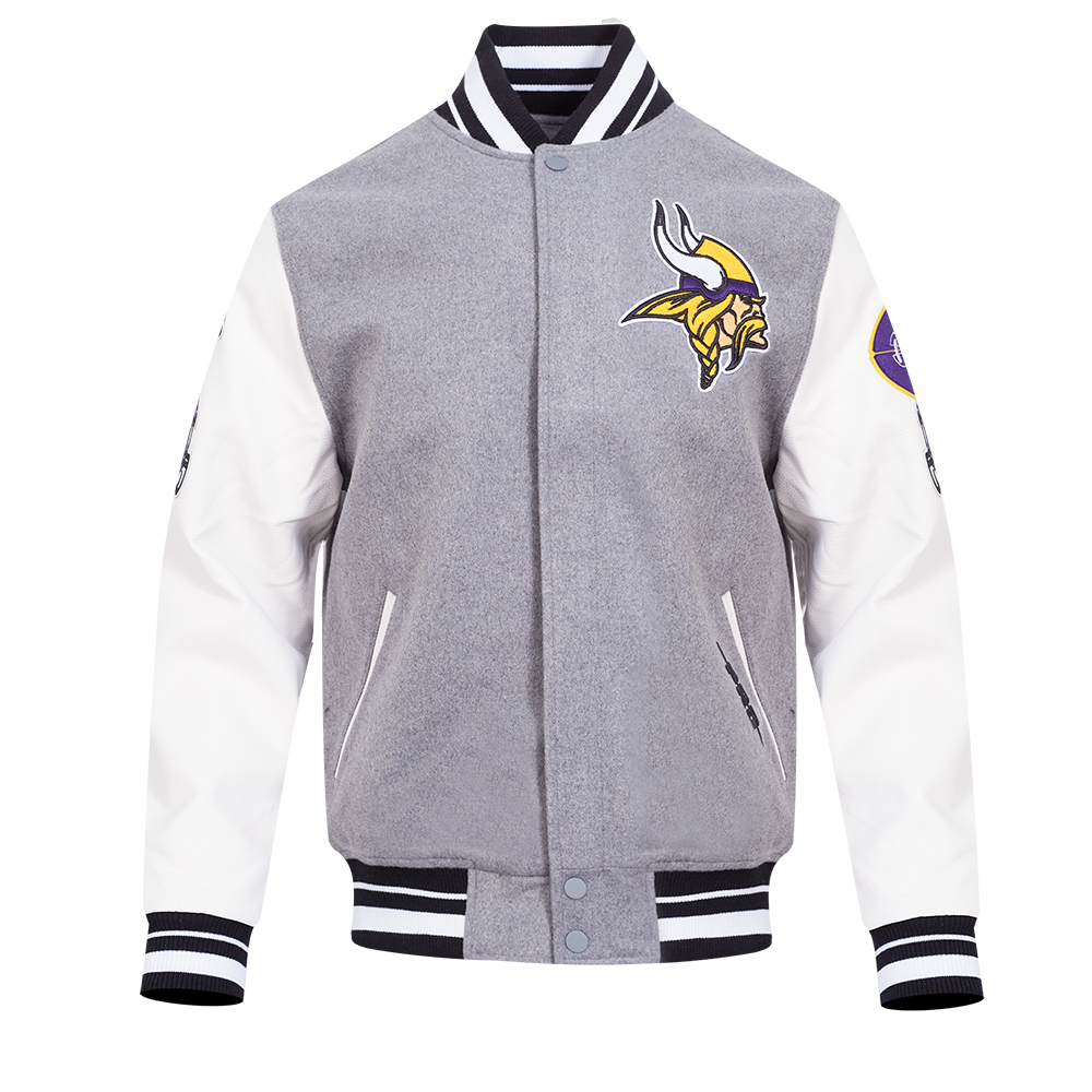 CHAMARRA UNIVERSITARIA NFL MINNESOTA VIKINGS OLD ENGLISH