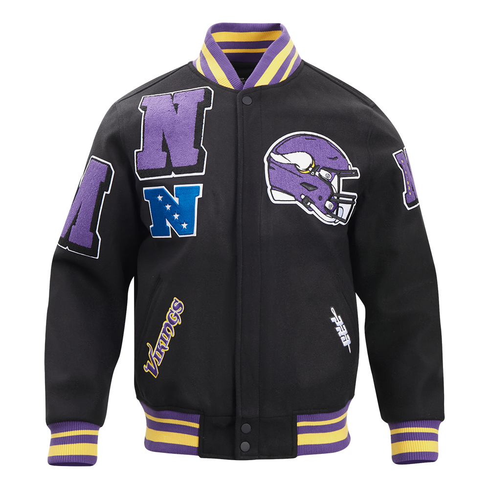 CHAMARRA UNIVERSITARIA NFL MINNESOTA VIKINGS MASH UP