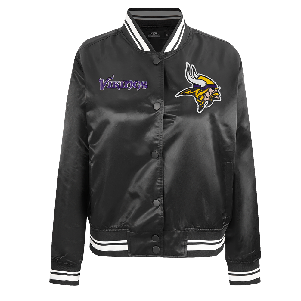 CHAMARRA DE SATÍN NFL MINNESOTA VIKINGS RETRO CLASSICS PARA MUJER